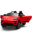 Officially Licensed Porsche Macan Turbo EV Kids Ride On SUV with Remote Control Guards Red