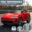 Officially Licensed Porsche Macan Turbo EV Kids Ride On SUV with Remote Control Guards Red