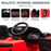 Officially Licensed Porsche Macan Turbo EV Kids Ride On SUV with Remote Control Guards Red