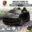 Officially Licensed Porsche Macan Turbo EV Kids Ride On SUV with Remote Control Jet Black