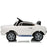 Officially Licensed Shelby Ford GT350 Kids Ride On Car with Remote Control White with Blue Cobra Stripes