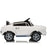 Officially Licensed Shelby Ford GT350 Kids Ride On Car with Remote Control White with Blue Cobra Stripes