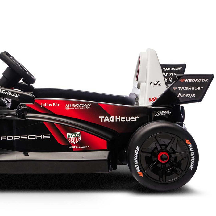Officially Licensed Porsche Formula E Kids Ride On Car with Remote Control_Basalt Black
