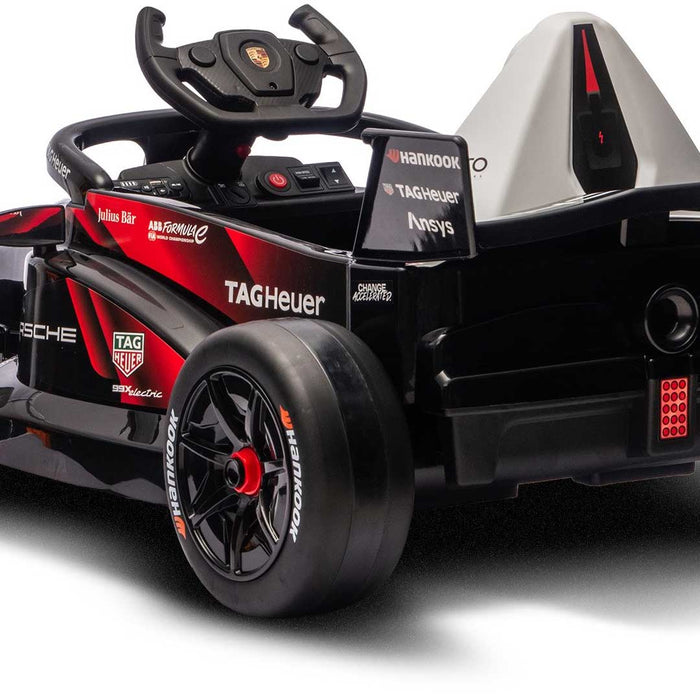Officially Licensed Porsche Formula E Kids Ride On Car with Remote Control_Basalt Black