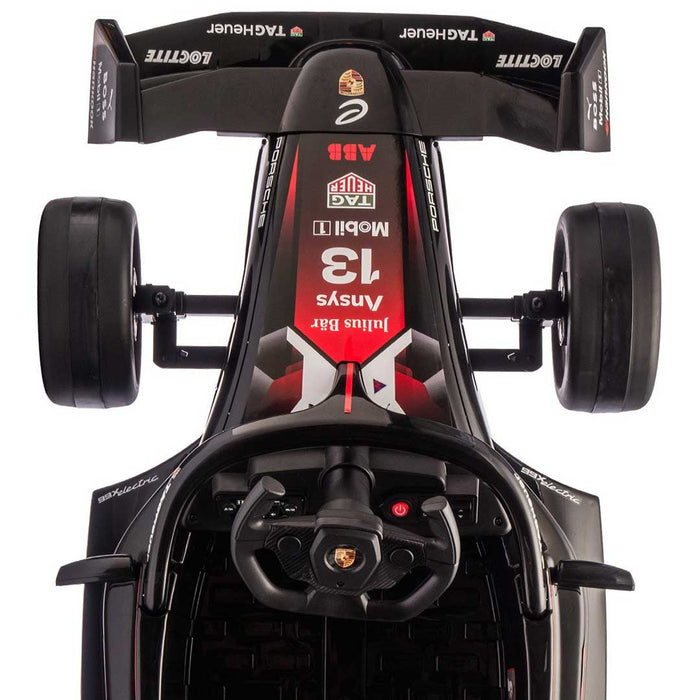 Officially Licensed Porsche Formula E Kids Ride On Car with Remote Control_Basalt Black