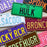 PLA ECO Printed Custom Personalised Mini Number Plate