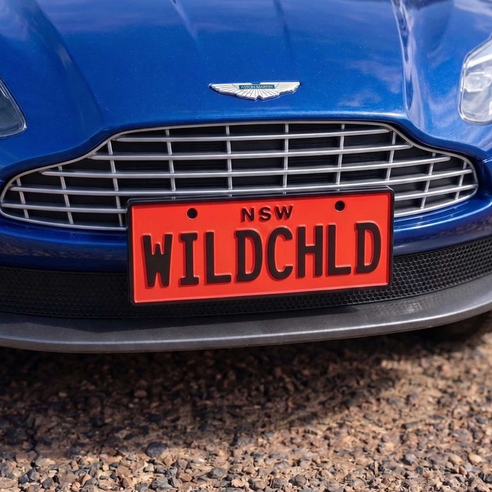 PLA ECO Printed Custom Personalised Mini Number Plate
