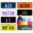 PLA ECO Printed Custom Personalised Mini Number Plate