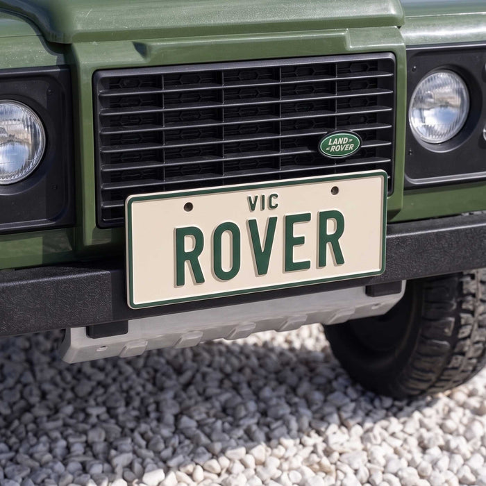 PLA ECO Printed Custom Personalised Mini Number Plate