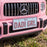 PLA ECO Printed Custom Personalised Mini Number Plate