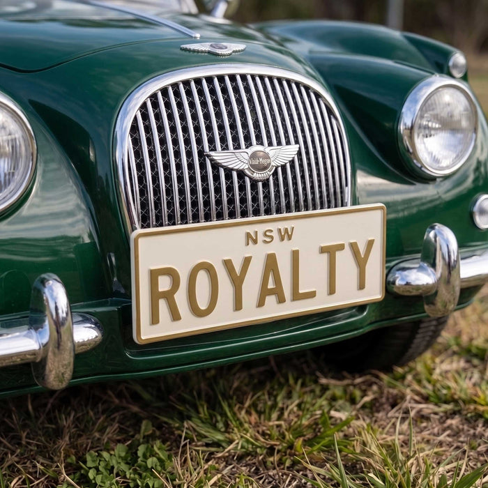 PLA ECO Printed Custom Personalised Mini Number Plate