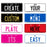 PLA ECO Printed Custom Personalised Mini Number Plate