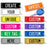 PLA ECO Printed Personalised Number Plate Key Ring For Kids & Adults