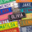 PLA ECO Printed Personalised Number Plate Key Ring For Kids & Adults