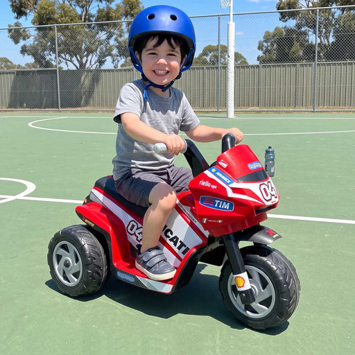 Peg Perego Mini Ducati Kids Ride On Motorcycle | Racing Red