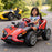 Peg Perego Officially Licensed Polaris Slingshot Kids Ride On Car | Red/Black