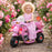 Police Inspired Kids Ride On Motorcycle | Pink
