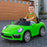 Porsche 911 Inspired Kids Ride On Car with Remote Control & App Control |  Acid Green