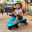 Premium Kids Ride On Swing Car | Sky Blue