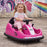 Premium Retro Kids Ride On BUMPER Car with Remote Control | Deep Pink