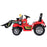 Construction Bulldozer Digger Inspired Kids Ride On Electric Car with Remote Control | Red