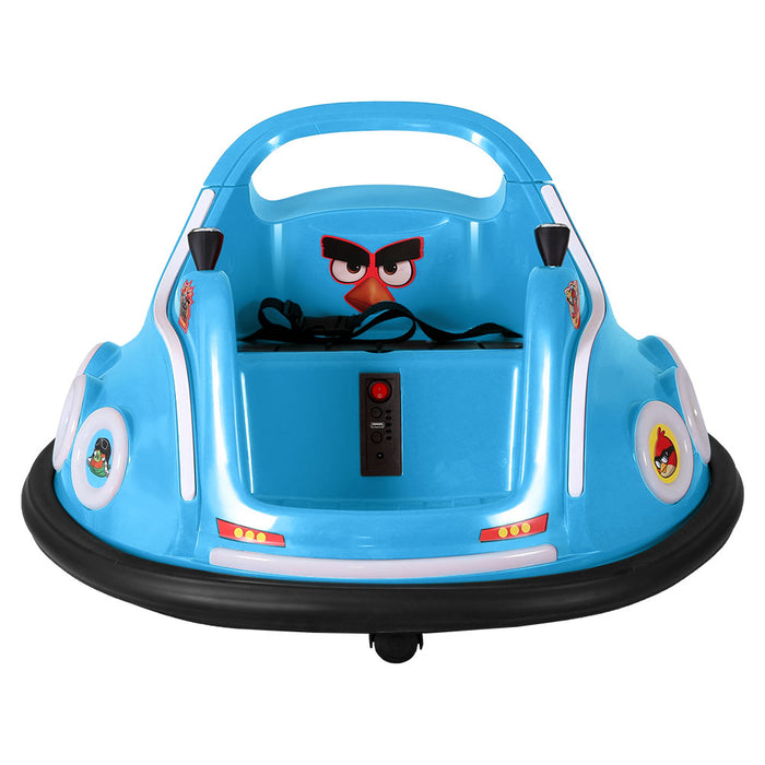 Angry Birds Kids Ride On BUMPER Car with Remote Control | Blue
