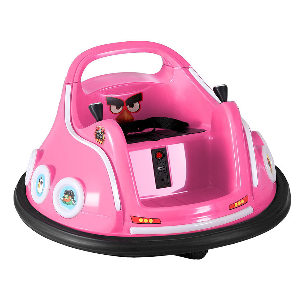 Angry Birds Kids Ride On BUMPER Car with Remote Control | Pink