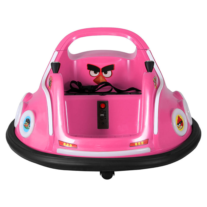 Angry Birds Kids Ride On BUMPER Car with Remote Control | Pink