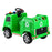 Recycling Garbage Truck Inspired Kids Ride On Car Truck with Pretend Trash & Remote Control | Garbo Green