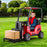 Kids Forklift Ride On Car with Working Mast Lift & Remote Control | True Red
