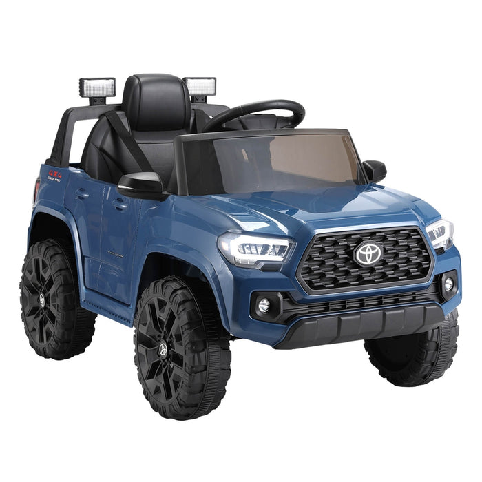 Toyota Tacoma Officially Licensed Off Road Kids Ride On Car with Remote Control | Winter Blue