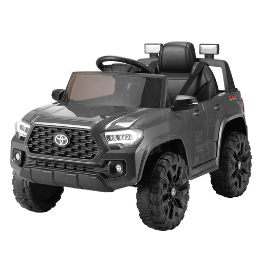 Toyota Tacoma Officially Licensed Off Road Kids Ride On Car with Remote Control | Steel Grey