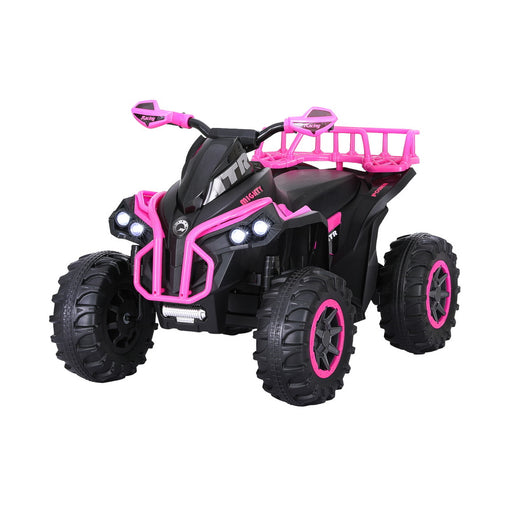 Kids ATV Ride On Quad Bike | Ultra Pink & Black
