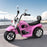 Harley Davidson Inspired Kids Ride On Motorbike Motorcycle | Candy Pink with Flames