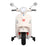 Vespa Licensed Kids Ride On Motorbike Motorcycle | White