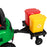 Street Cleaning Inspired Kids Ride On Car Truck with Rotating Brushes & Remote Control | Recycling Green