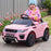 Range Rover Evoque Inspired Kids Ride On Car with Remote Control | Soft Pink