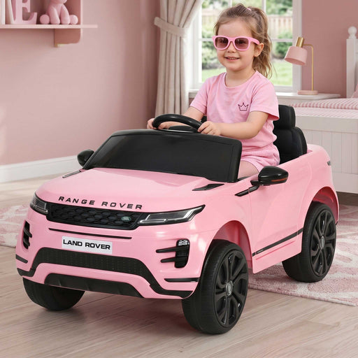 Officially Licensed Range Rover Evoque Kids Ride On Car with Remote Control Pink