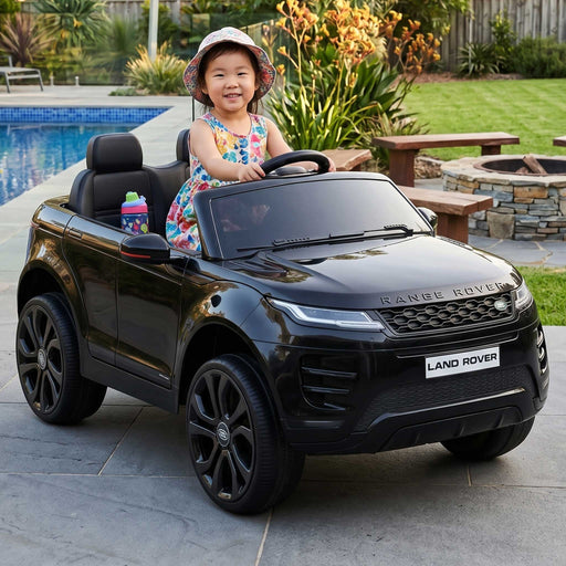 Range Rover Evoque Officially Licensed Kids Ride On Car with Remote Control Black
