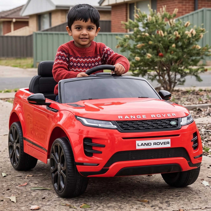 Range Rover Evoque Officially Licensed Kids Ride On Car with Remote Control Red