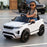 Range Rover Evoque Officially Licensed Kids Ride On Car with Remote Control  White