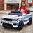 Range Rover Police Inspired Kids Ride On Car with Remote Control | White