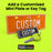 Ride Ons Custom Personalised Mini License Plate and Custom Key Tag Key Ring for Kids Ride On Cars Toys