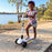 Rovo Junior 3 Wheel Electric Folding Scooter with Adjustable Heights | White