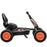 Speed Racer Kids Adjustable Pedal Powered Go Kart Black