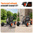 Speed Racer Kids Adjustable Pedal Powered Go Kart Black