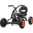 Speed Racer Kids Adjustable Pedal Powered Go Kart Black