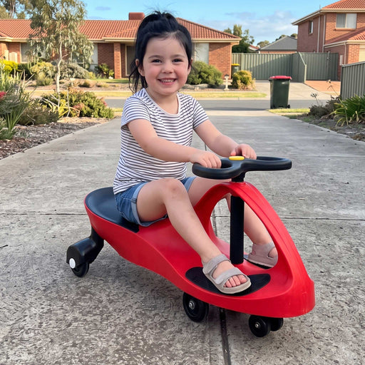 Sunny Days Kids Ride On Swing Car | Red