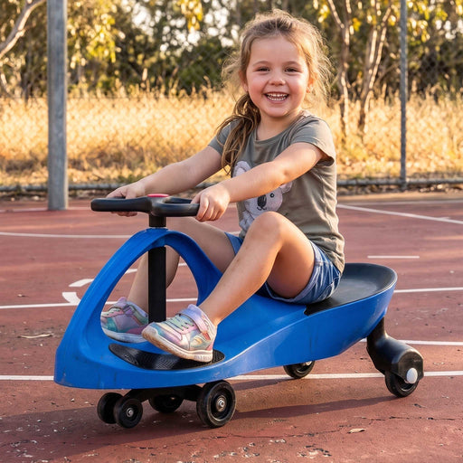 Sunny Days Kids Ride On Swing Car | Blue