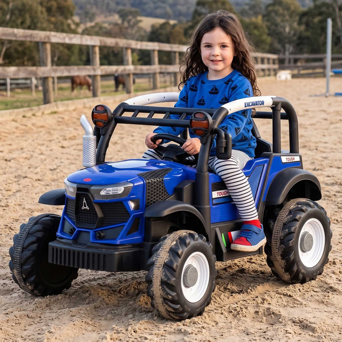 Super Buggy Inspired Kids Ride On Car with Remote Control | Glacier Blue & Black